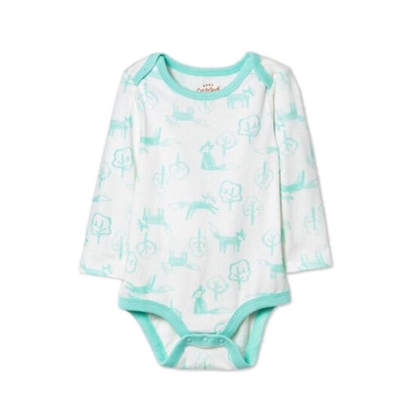 Baby Cat & Jack Knit Woodland Romper Sizes NB, 18M - 2-Pc Shorts & Shirt Outfit - Picture 3 of 3